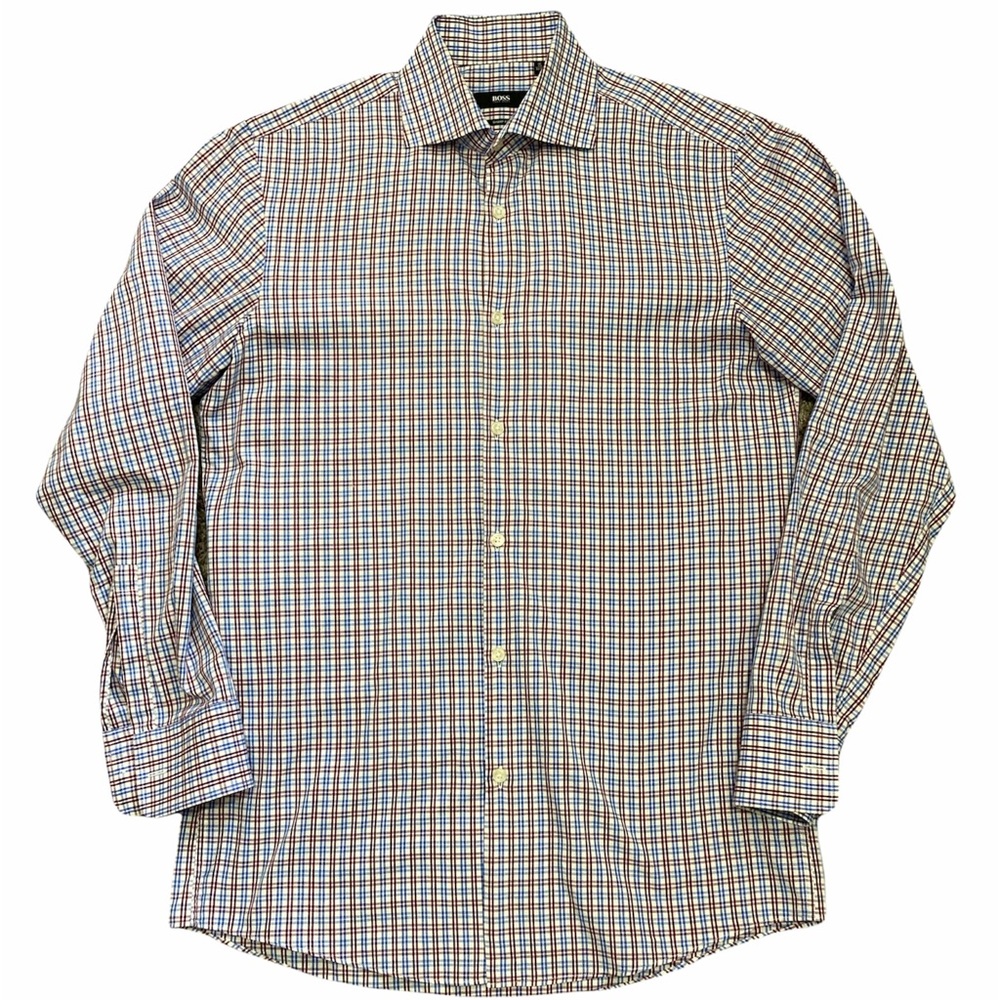 BOSS Hugo Boss Sharp Fit Spread Collar Dress Shirt